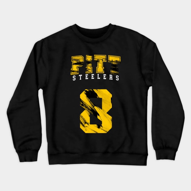 Pitt 8 Crewneck Sweatshirt by NFLapparel